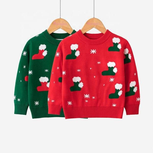 Buy New Design Knit Christmas Kids Pullover Sweater Elk Boys Sweaters at wholesale prices