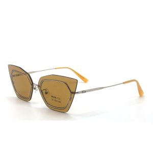 MS008 Trendy Metal Frame Glasses Designed for Women