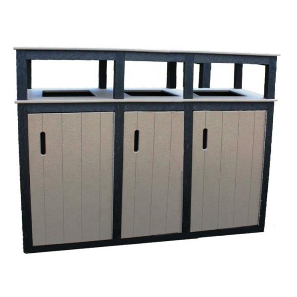 Buy Powder Coated Iron 45L Outside Garbage Containers at wholesale prices