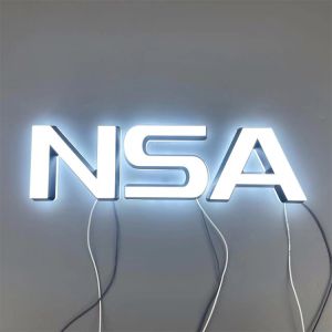 Mini Luminous Characters 3D Lighting Acrylic Led Advertising Letters Signage