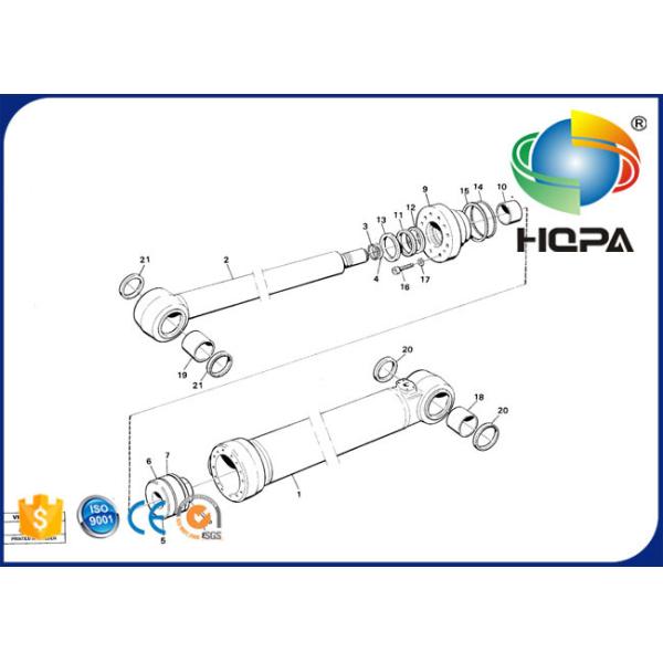 Buy L70B L70C Tilting Cylinder Loader Seal Kits 11998809 VOE11998809 at wholesale prices