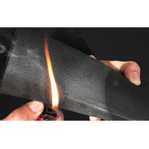 ACMF Foaming 2cm Black Rubber Foam Insulation Pipe Inner Dia 114mm