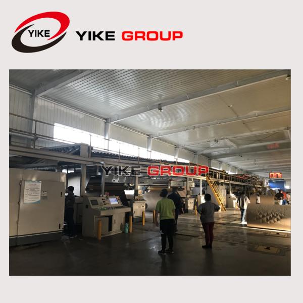 3 Ply Corrugated Carton Production Line With 320F Single Facer