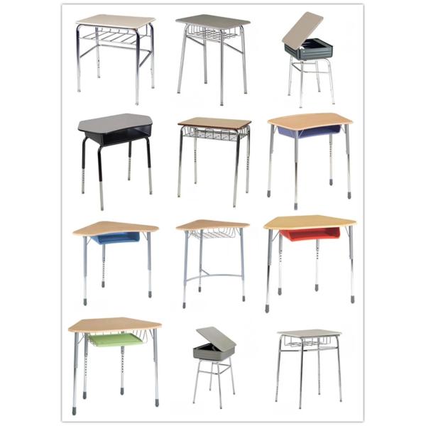 School Furniture Diamond Open Front School Desks for Students & Teachers/