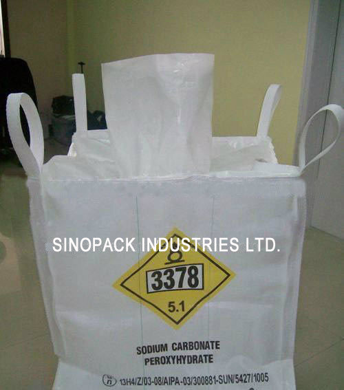 Buy Customised Four Loops UN style big jumbo bag 600kg OF virgin PP at wholesale prices