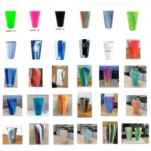 Silicone Cup BPA Free Mixed Color Collapsible Unbreakable Drinking Cup for