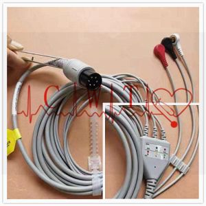989803166311 3 Lead Ecg Cable , PHiliph Goldway Ecg Trunk Cable