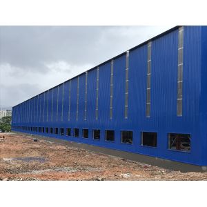 Durable Prefabricated Metal Q345 Steel Structure For Processing Factory
