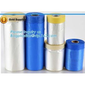 PE protect cover self adhesive mask film taped on one side Plastic cover sheet