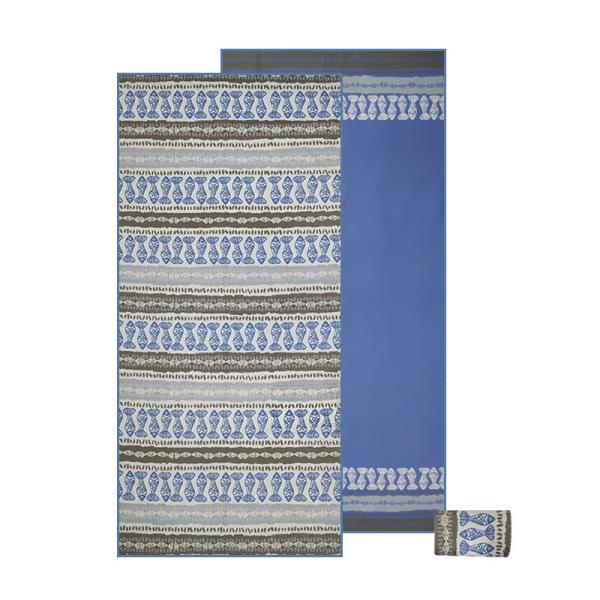 Buy 29x59 Inch Waffle Weave Microfiber Beach Towel Custom Printed at wholesale prices