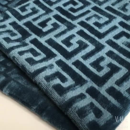 Buy Bedding Pillowslip Blanket Fleece Fabric Brushed Geometric at wholesale prices