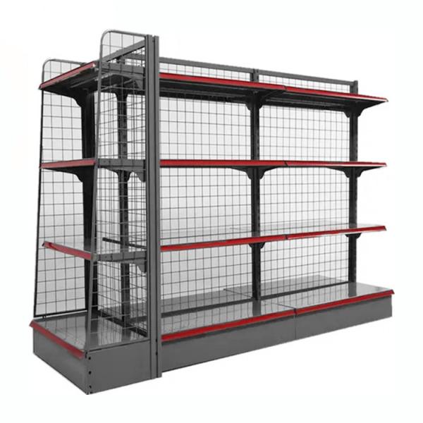 Wire Display Shelving 50 Lbs Capacity Double-Sided Rack