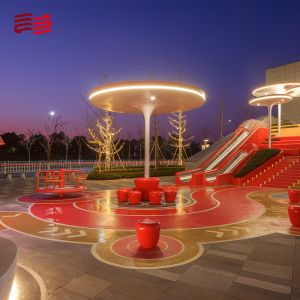 Outdoor Children's Playground Play and Decoration Planning with Custom Print