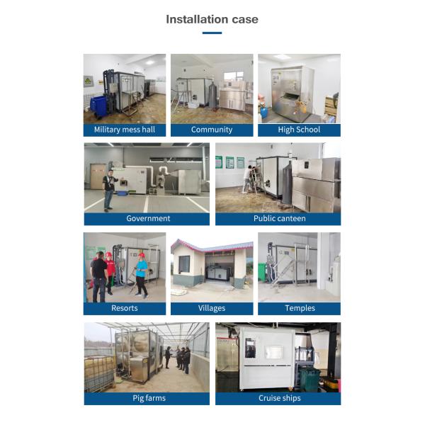 Food Waste Recycling Machine Compost Machine 100kg/day Commercial Food Waste Disposer