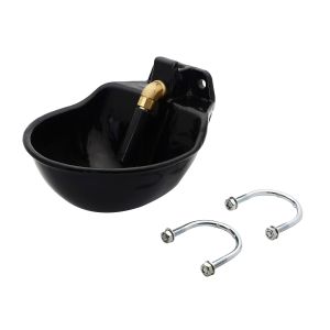 2.5L Tube Mounted Enamelled Livestock Drinking Bowls