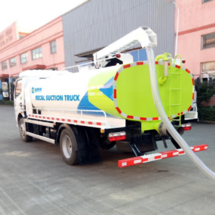 8.2m3 8200L 12tons Sewage Vacuum Pump Truck With EQ1125SJ8CDC Chassis