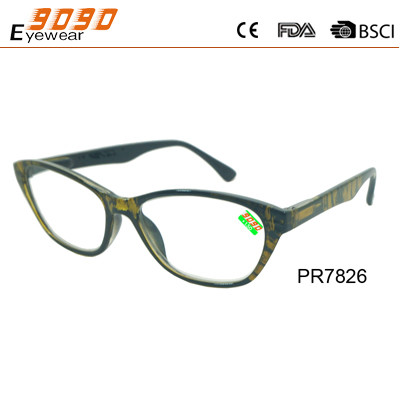 Buy New arrival and hot sale reading glasses,spring hinge，suitable for women and men at wholesale prices