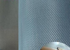 Flexible Blue Aluminium Woven Mesh / Aluminium Fly Screen Mesh Roll
