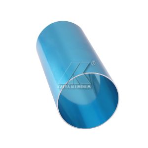 Sandblasting Extrusion Aluminium Tube Profiles 0.8mm Mill Finish