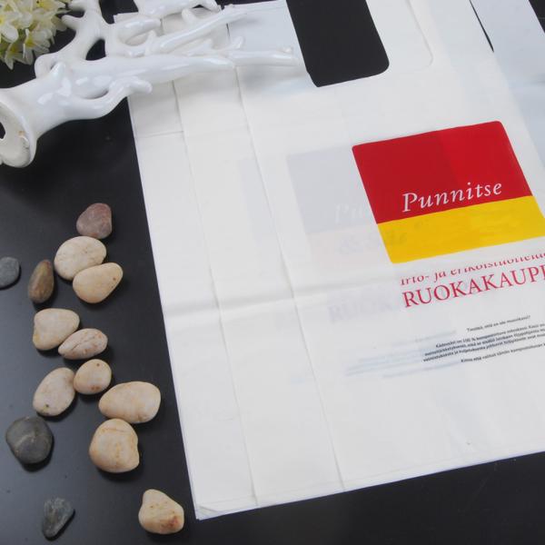 Corn Starch +PBAT Eco Friendly Vest T Shirt Bags Biodegrade Plastic Bags