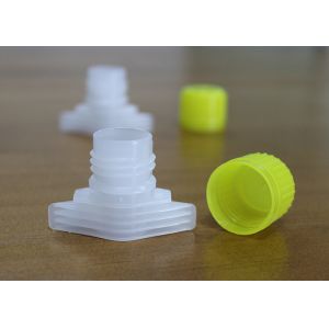 1mm Thickness Plastic Spout Caps Combine With Flexible Packaging Granules Bags