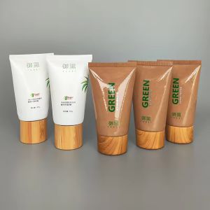 100ml - 300ml Bamboo Tube Packaging Plastic Facial Wash Tube