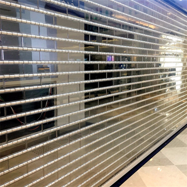 Buy Polycarbonate Clear Shutters Roller Door Spring Plastic Transparent at wholesale prices