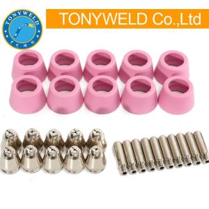 Durable SG55 Electrode Nozzle Plasma Cutter Spares For Plasma Torch Cutter