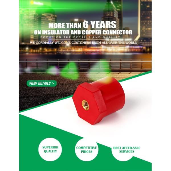 Manufacturers SB4040M8 stand-off busbar hex round insulator