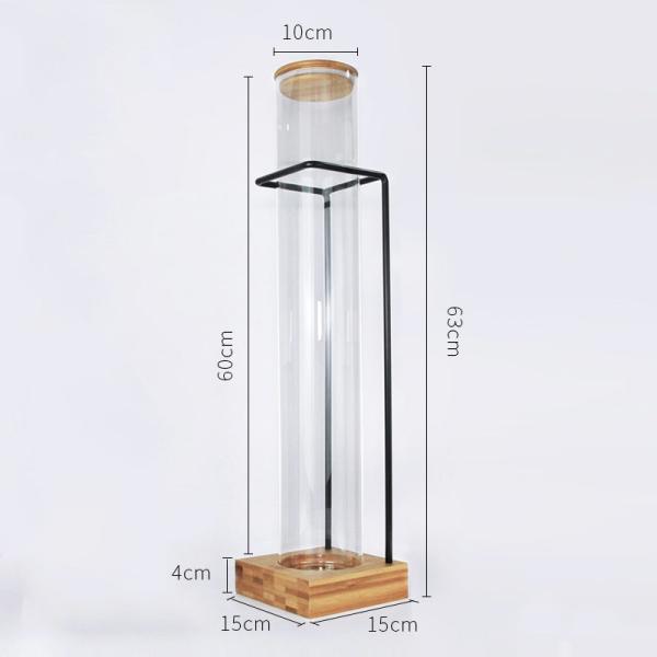 1000ml Display Borosilicate Sealable Glass Jars