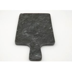 Paddle Shape 25x15cm Marble Stone Placemats Black Polished
