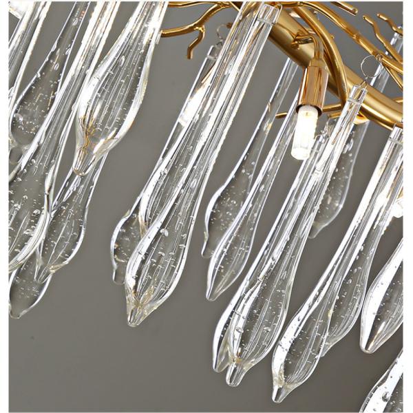 110 - 240V G9 High End Pendant Lights Artificially Blown Bubble Glass