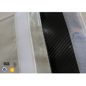 Silver Outside Fireproof Bag Pouch Non Irritating Fiberglass 1000℉ 17x27cm