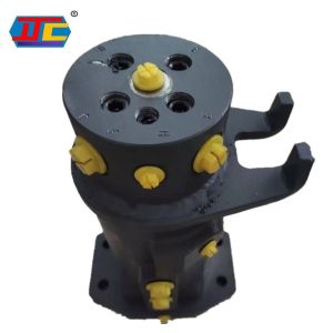 Excavator Swivel Joint Hydraulic Center Joint Black For EC80