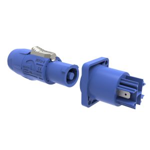 250v AC Powercon Connector Female Socket Connector Ip44 For LED Display