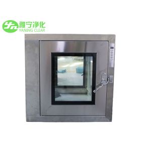 Corner Door Cleanroom Pass Box Stainless Steel Electronic Interlocking ISO14644