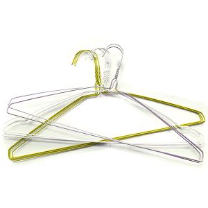 Heavy Duty Ultra Thin Space Saving 2.1mm Steel Wire Hangers
