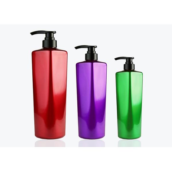 Buy PET Plastic Custom Cosmetic Shampoo Bottles 500ml With Lotion Pump at wholesale prices