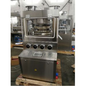 80KN Pharmaceutical Chemical Rotary Tablet Press Machine With Touch Screen