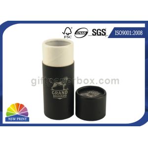 Curl / Disc Closure Custom Brand Logo Paper Tube Containers For Retail Packaging