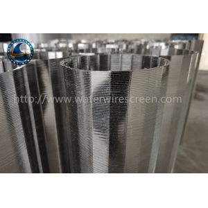 0.08mm Slot Opening Stainless Steel Wedge Wire Screen