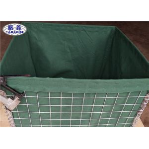 Galvanized Welded HESCO Barriers SMIL 19 Zinc - Aluminum Coated Finishing