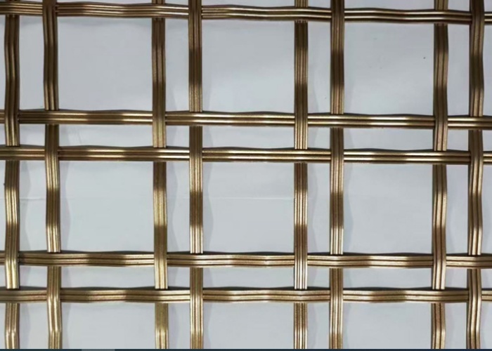 50% Open Area 7kgs/sqm Weight 3.2mm Thickness Decoration Wire Mesh for Interior and Exterior Decoration