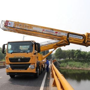 19-22m Platform Type Bridge Inspection Detection Truck / Concrete Pumping