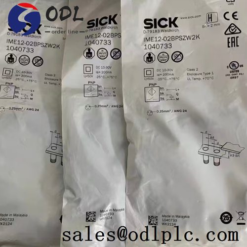 Quality IME12-02BPSZW2K Sick PLC Inductive proximity sensor, with a range of 1.62mm, M12 X 1，PNP， None, cable, 3-wire, 2m for sale