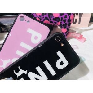 Pink Falling Resistance Girly Glass Tempered Phone Case