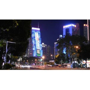 High Quality Shopping Mall Advertising Outdoor Mesh Curtain Window See-Through