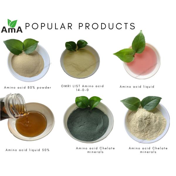 Plant Source Soy Protein Hydrolysate Organic Crop Fertilizers Amino Acid 80% OMRI List