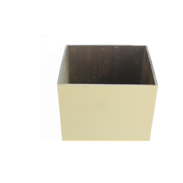 Buy Industrial Usage U Shaped Aluminum Extrusion , Extruded Aluminum Rectangular Tubing at wholesale prices