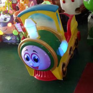Hansel luna park mini train fiberglass body amusement park games for sale